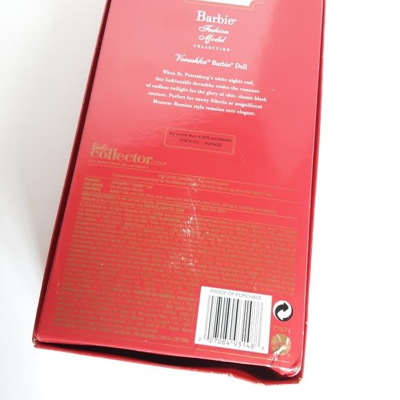 Barbie Fashion Model Collection Russia Verushka Doll - Picture 16 of 16